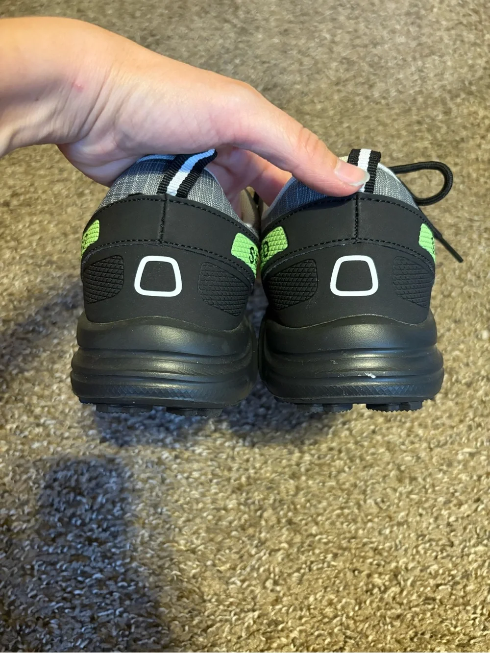 Men's Blue and Gray Athletic Ortho Running Shoes